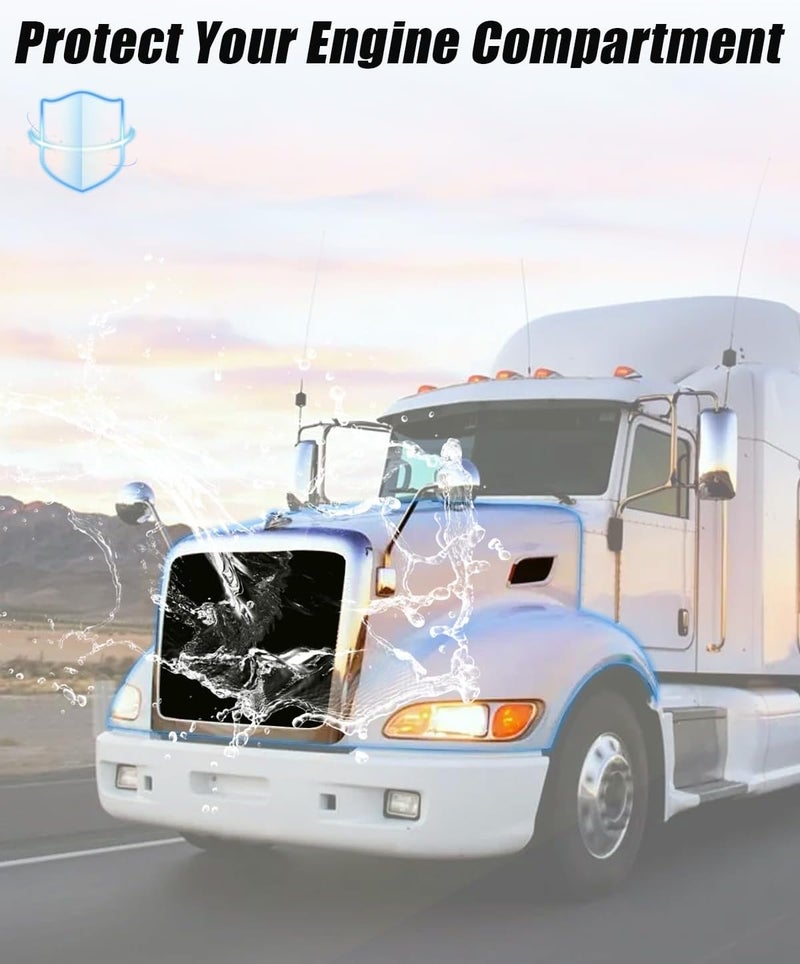 ULZOZN Hood Latch Assembly Fit for Freightliner FL106 FL112 FL50 FL60 FL70 FL80 1994-2005 Replace 315-5206 6808800160,2 Set - Image 5